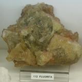 Fluorita recubierta de CuarzoMina Matagalls (Minas de Sant Marçal), Sant Marçal, Viladrau, Comarca Osona, Gerona / Girona, Cataluña / Catalunya, España80 x 70 cr gr. 28 mm. (Autor: Jesus Franquesa Baucells)