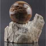 Handmade Petrified wood sphere, 70mm (Author: farmukanx)