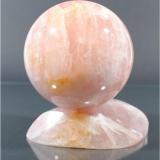 Handmade Pink Quarz sphere with Asterism, 90mm (Author: farmukanx)