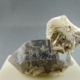 Carpholite on Smokey Quartz
3.0cm x 2.6cm (Author: rweaver)