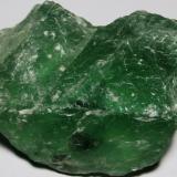 Cristal de Fluorita verde, EL Rodeo Durango, México. 8.5x5x4cm (Autor: Luis Edmundo Sánchez Roja)