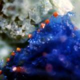 Cuprite on Azurite
Flambeau Mine, Ladysmith, Rusk County, Wisconsin, USA
FOV 4 mm
Self Collected
Dan Behnke Photo and specimen (Author: Jonesey)