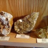 Classic German fluorites (1. Clara Mine, 2. Woelsendorf, 3. Freiberg). (Author: Tobi)