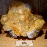 Yellow Calcite from Belgian La Sambre Quarry. (Author: Tobi)