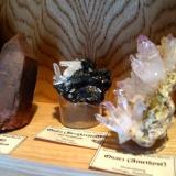 Some other international quartes, smoky quartz from Egypt, rock crystal from Peru, amethyst from Namibia. (Author: Tobi)