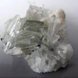 Quartz &amp; Fluorite
Dong Shan Mine, Hunan, China
Specimen size:  6 x 5 x 4.5 cm. 
Crystal size: 2 cm. (Author: Leon56)