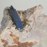 Azurita (cristal de 1,2 cms)
Kerrouchen
Khénifra
Meknès-Tafilalet
Marruecos
Medidas: 4,5 x 3,5 x 1,7 cms (Autor: Joan Martinez Bruguera)