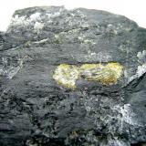 Pirita en pizarra.Azcárate Quarry, Eugui, Esteríbar, Comarca Auñamendi, Chartered Community of Navarre (Navarre), Spain (Autor: canada)