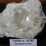 Calcita xx, Dalnegorsk (Rusia)  Tamaño 70 x 50 mm (Autor: Ignacio)