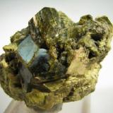 Epidote
Falin Lake, Viù Valley, Italy
Size: 6cm x 4cm x 3,5 cm (Author: Leon56)