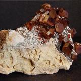 Vanadinite
ACF area shafts, Mibladen, Midelt, Khénifra, Meknès-Tafilalet, Morocco
55 x 40 mm (Author: nurbo)