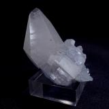 Calcita sobre cuarzoLa Viesca Mine, La Collada mining area, Huergo, Siero, Comarca Oviedo, Principality of Asturias (Asturias), Spain4 cm. (Autor: Anonymous)