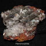 Hemimorphite:
"Mina Ojuela", Mapimí, Durango, Mexico (Author: Bruce Sevier)