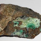 MalaquitaPilar Mine, Colmenarejo, Comarca Cuenca del Guadarrama, Community of Madrid, Spain5.3 x 4 cm (Autor: juan manuel del valle)