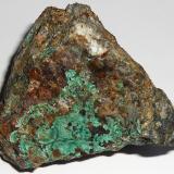 MalaquitaPilar Mine, Colmenarejo, Comarca Cuenca del Guadarrama, Community of Madrid, Spain5 x 3 cm (Autor: juan manuel del valle)