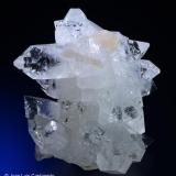 Apofilita y estilbita. 
Jalgaon. Norte Maharastra. India. 8x7.5 cm. Cristal mayor 5.5 cm (Autor: Juan L)