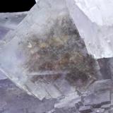 Fluorita
Cantera Los Cobayos (Paredona) - Berbes - Asturias
Pieza de 24x18 cm. cristal mayor 8 cm.
Detalle de la pieza anterior (Autor: El Coleccionista)