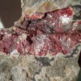 CinabrioMina El Entredicho, Almadenejos, Comarca Valle de Alcudia, Ciudad Real, Castilla-La Mancha, España10 x 4 cm. (Autor: javier ruiz martin)
