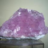 Fluorite (pink)
Navidad mine, Abasolo, Rodeo, Durango, Mexico
83x60x23mm (Author: Carlos M.)
