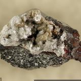 Kegelite with Mimetite
Tsumeb, Namibia
Analyzed by Raman spectroscopy standard

Specimen: William Pinch Collection
Photo: Jeff Scovil &amp; The RRUFF Project (Author: Pinch Bill)