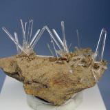 Yeso. Cantera Brunita, La Unión, Murcia. 5´5x4 cm. Cristales de 2 cm (Autor: geoalfon)