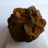Limonita pseudomorfa de PiritaVillacastín, Comarca Segovia Sur, Segovia, Castile and León, Spain4 x 4 cm. (Autor: javier ruiz martin)