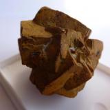 Limonita pseudomorfa de PiritaVillacastín, Comarca Segovia Sur, Segovia, Castile and León, Spain4 x 4 cm. (Autor: javier ruiz martin)