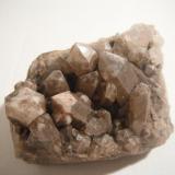 Cuarzo (variedad ahumado)<br />La Coruña / A Coruña, Galicia / Galiza, España<br />Pieza de 8 cm. Cristales de 2 cm.<br /> (Autor: fernandez.d)