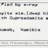 The label (Author: Pinch Bill)