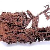 Copper
San Agustín Mine, Corocoro, Pacajes Province, La Paz Department, Bolivia
87 mm x 29 mm x 11 mm

Back view (Author: Carles Millan)