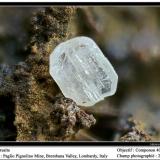 Cerussite
Paglio Pignolino Mine, Dossena, Brembana Valley, Bergamo, Lombardy, Italy
fov 2.5 mm (Author: ploum)