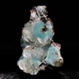 Hemimorfita
Chilito, Hayden Area, Banner District, Dripping Mts., Gila Co., Arizona, EUA.
Medidas pieza: 2,3x1,5x0,8 cm (Autor: Sergio Pequeño)