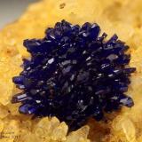 Azurite
Fantiscritti quarry, Carrara, Apuan Alps, Massa-Carrara Province, Tuscany, Italy
Nicest 2.27 mm Azurite ball (Author: Matteo_Chinellato)