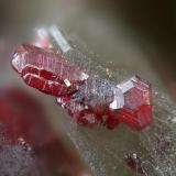 Cinnabar from Pozo San Teodoro, Almadén, Ciudad Real, Spain.
Field of view:4.6 mm (Author: Rewitzer Christian)