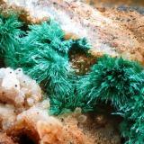 Malachite from Cerro de los Guardias, Rodalquilar, Almería, Spain.
Field of view: 5 mm (Author: Rewitzer Christian)