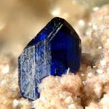 Azurite - Tsumeb, Namibia. 3 mm. (Author: Rewitzer Christian)