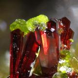 Gartrellite on Carminite
Tsumeb Mine, Tsumeb, Namibia
fov 0.7 mm. (Author: Rewitzer Christian)