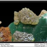 Mimetite,
Mas Dieu, Mercoirol, Gard, France
fov 3 mm (Author: ploum)