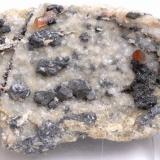 Galena y Cerusita - Pedrera Berta - ( El Papiol ) - Sant Cugat del Vallès - Vallès Occidental - Barcelona - Catalunya - España - 10,2 x 6,5 x 4,4 (Autor: Martí Rafel)