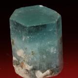 Beryl var. aquamarine
Gilgit-Baltistan (former Northern Areas), Pakistan
Height 32 mm (Author: Tobi)