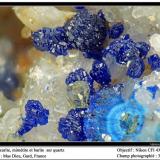 Azurite and mimetite
Mas Dieu, Mercoirol, Gard, France
fov 3.5 mm (Author: ploum)