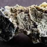 Cerussite, Galena
Force Crag Mine, Coledale, Cumbria, England, UK
30 mm across approx (Author: nurbo)
