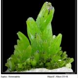 Pyromorphite
La Maladrerie, Villefranche-de-Rouergue, Aveyron, France
fov 7 mm (Author: ploum)