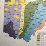 Ohio-Michigan fluorite localities (Author: John Medici)