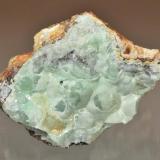 Smithsonite
Blanchard Claims, Bingham, Socorro County, New Mexico, USA
7.0 x 6.4 cm
Quality smithsonite is found rarely from Blanchard, but it does occasionally occur. (Author: Philip Simmons)