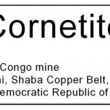 Cornetite
L’Etoile du Congo Mine, Lubumbashi, Shaba Copper Belt, Katanga, Democratic Republic of the Congo.
9 x 9 x 5 cm; 322 gram (Author: Louis Friend)