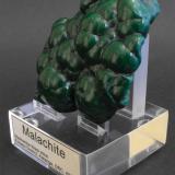 Malachite
Mashamba West mine, Kolwezi District, Katanga Copper Crescent, Katanga, Democratic Republic of Congo, Africa.
9 x 8 x 3 cm; 290 gram (Author: Louis Friend)