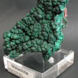 Malachite
Mashamba West mine, Kolwezi District, Katanga Copper Crescent, Katanga, Democratic Republic of Congo, Africa.
11 x 8 x 4 cm; 473 gram (Author: Louis Friend)