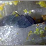 Fluorita con Mica variedad Gilbertita
Valle de la Serena - Badajoz - Extremadura - España
Encuadre 2 cm (Autor: Mijeño)