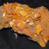 Wulfenite on Mimetite
San Francisco Mine, Cerro Prieto, Sonora, Mexico
13 x 6 x 3 cm (Author: Joseph D'Oliveira)